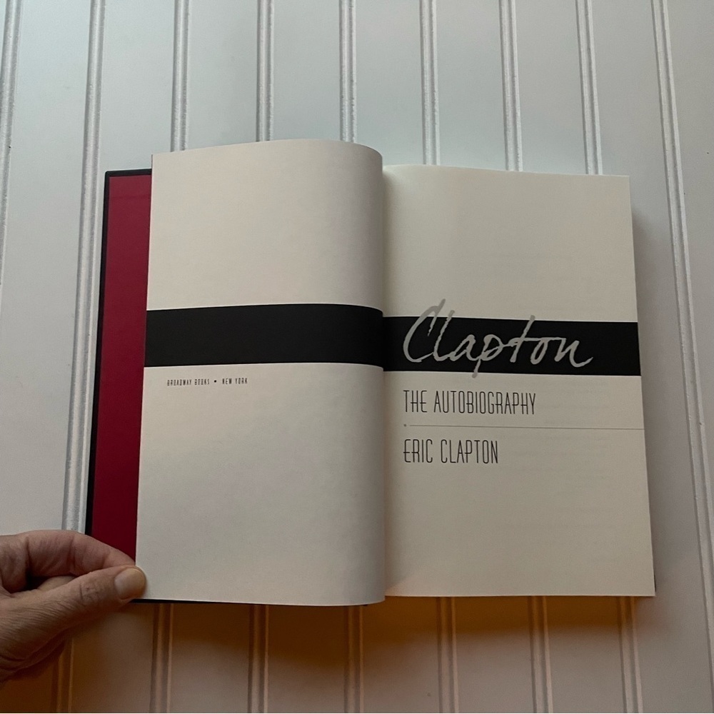 Eric Clapton The Autobiography Hardcover Book First Edition 2007 Used Very Good